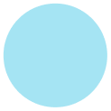 Cercle bleu moyen