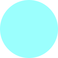 Cercle turquoise transparent